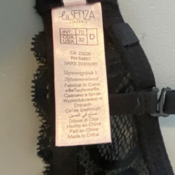 La Senza 32D Leopard Print Padded Lace Bra - Picture 2 of 3